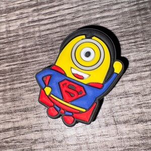 Minion as Superman CROCS Jibbitz Shoe Charm 5/$20